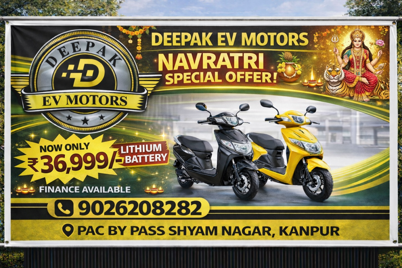 Navratri special offer at Deepak EV